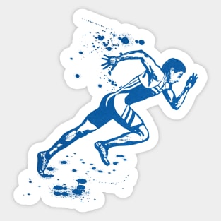 Track Runner Sprinter Sprinting - 01 Sticker